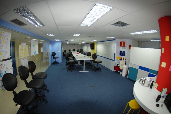 Foto do laboratório de Inovação